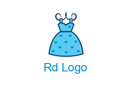 hanging baby frock icon
