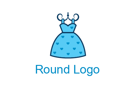 hanging baby frock icon
