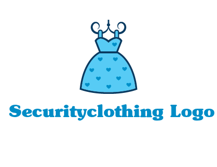 hanging baby frock icon