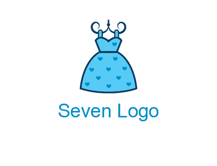 hanging baby frock icon