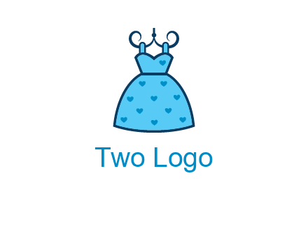 hanging baby frock icon