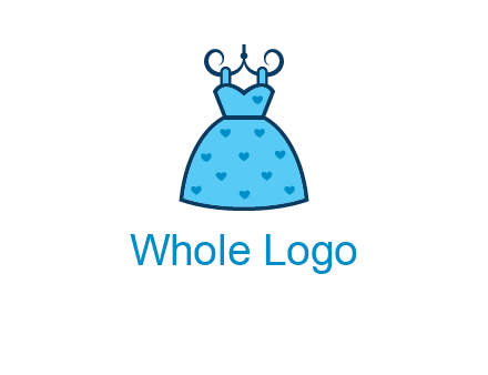 hanging baby frock icon