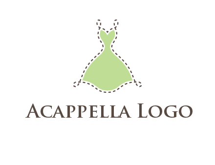 frock in a stitch outline logo