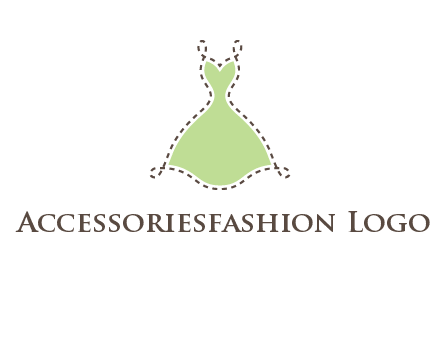 frock in a stitch outline logo