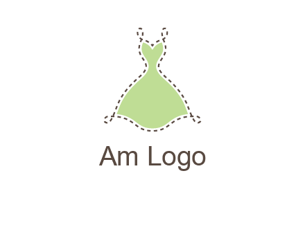 frock in a stitch outline logo