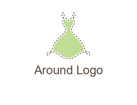 frock in a stitch outline logo