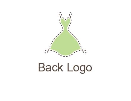 frock in a stitch outline logo