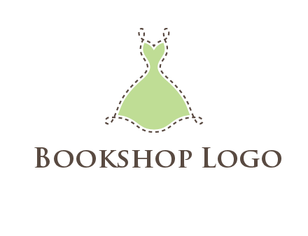 frock in a stitch outline logo