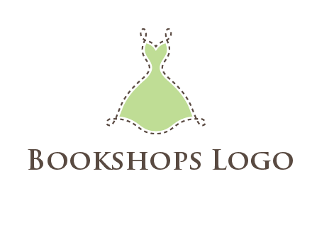 frock in a stitch outline logo