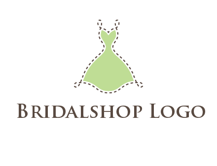 frock in a stitch outline logo