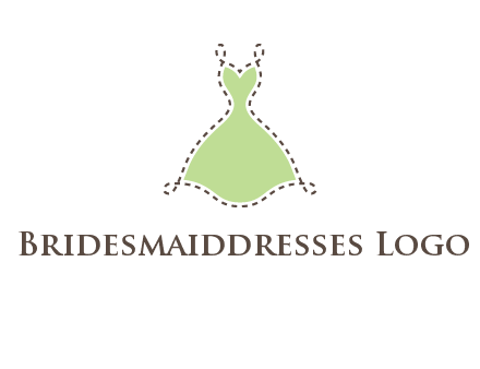 frock in a stitch outline logo