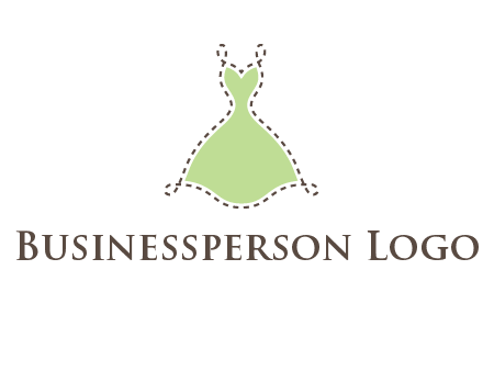 frock in a stitch outline logo