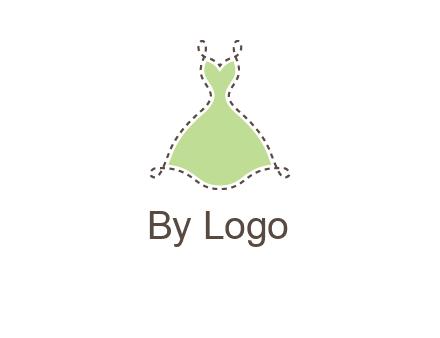 frock in a stitch outline logo
