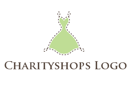 frock in a stitch outline logo