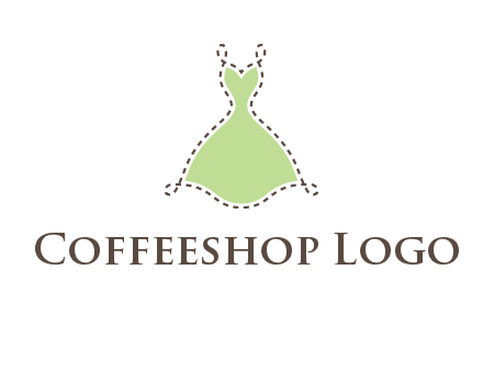 frock in a stitch outline logo