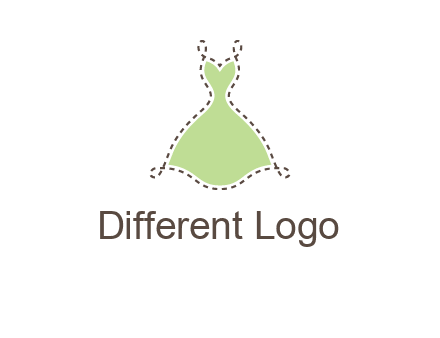 frock in a stitch outline logo