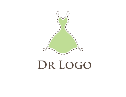 frock in a stitch outline logo