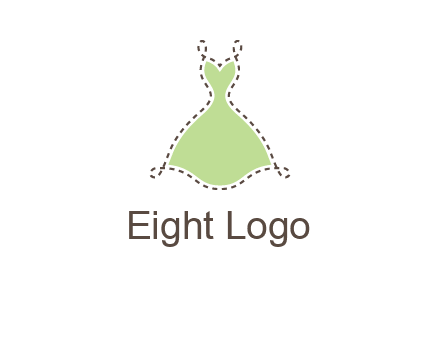 frock in a stitch outline logo