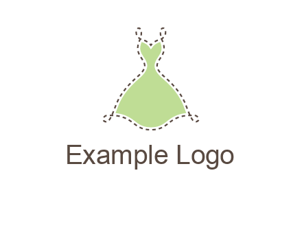 frock in a stitch outline logo