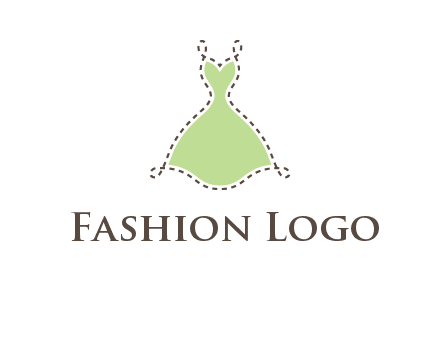 frock in a stitch outline logo