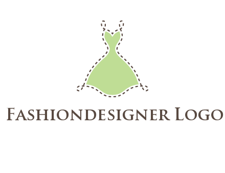 frock in a stitch outline logo