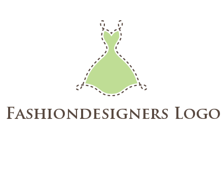 frock in a stitch outline logo