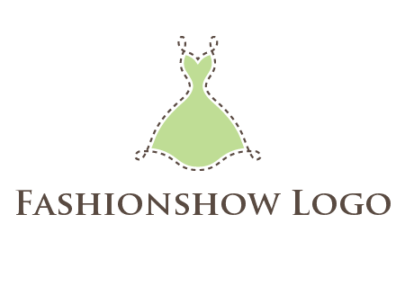 frock in a stitch outline logo
