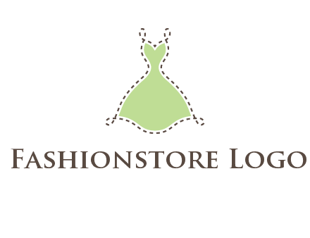 frock in a stitch outline logo