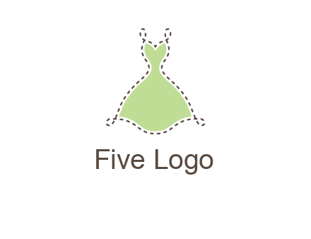 frock in a stitch outline logo