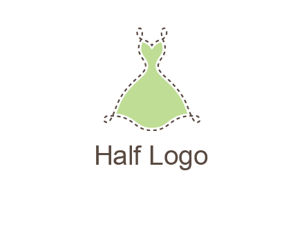 frock in a stitch outline logo