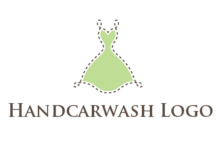 frock in a stitch outline logo