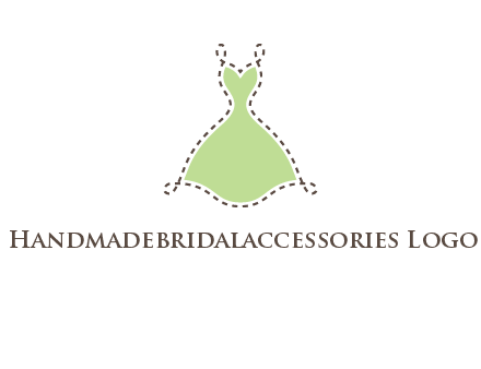 frock in a stitch outline logo