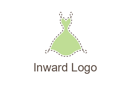 frock in a stitch outline logo