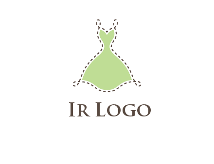frock in a stitch outline logo