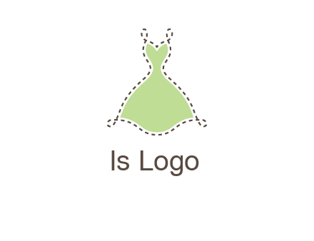 frock in a stitch outline logo