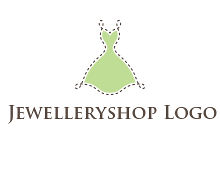 frock in a stitch outline logo