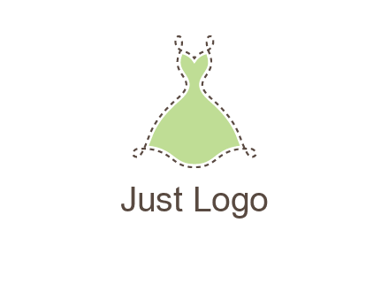 frock in a stitch outline logo