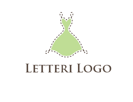 frock in a stitch outline logo