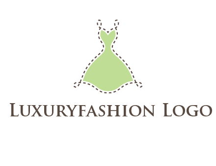 frock in a stitch outline logo