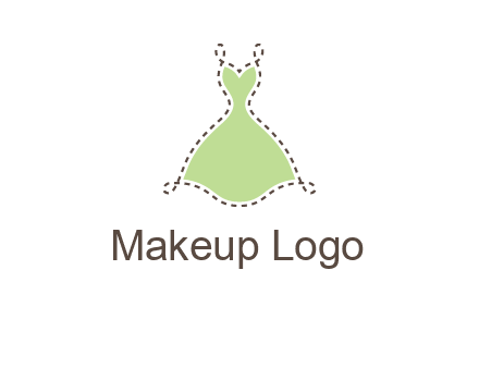 frock in a stitch outline logo