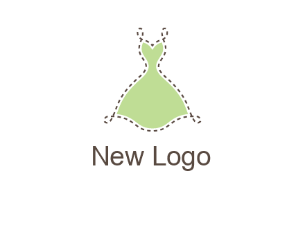 frock in a stitch outline logo