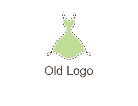 frock in a stitch outline logo