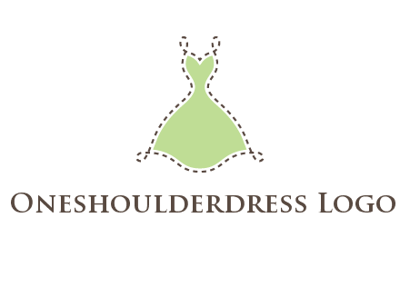 frock in a stitch outline logo