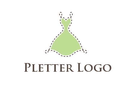 frock in a stitch outline logo