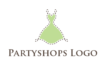 frock in a stitch outline logo