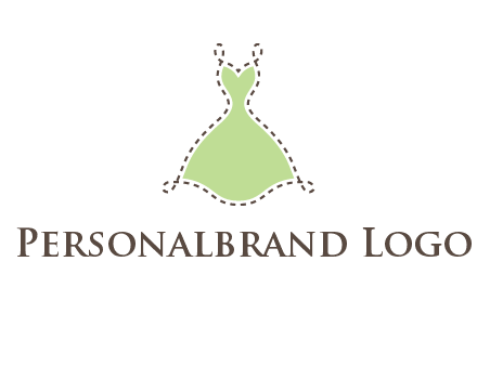 frock in a stitch outline logo