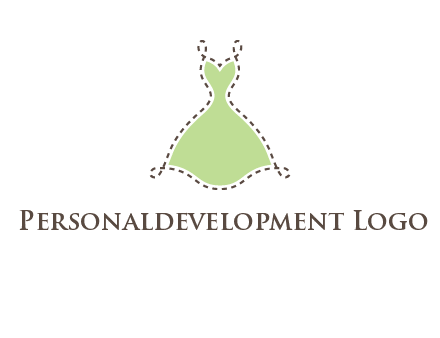 frock in a stitch outline logo