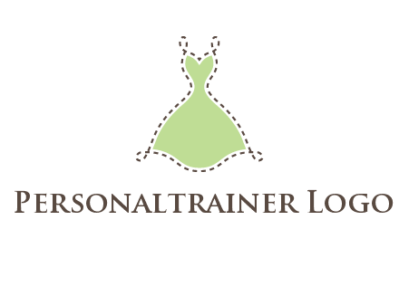frock in a stitch outline logo