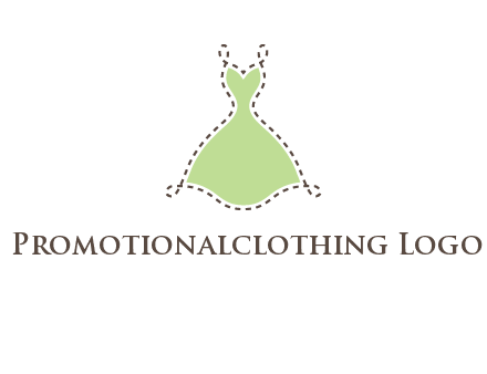 frock in a stitch outline logo