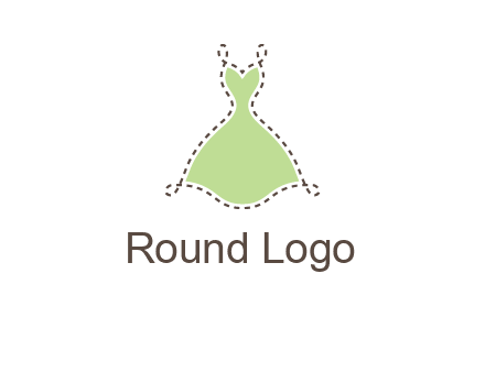 frock in a stitch outline logo
